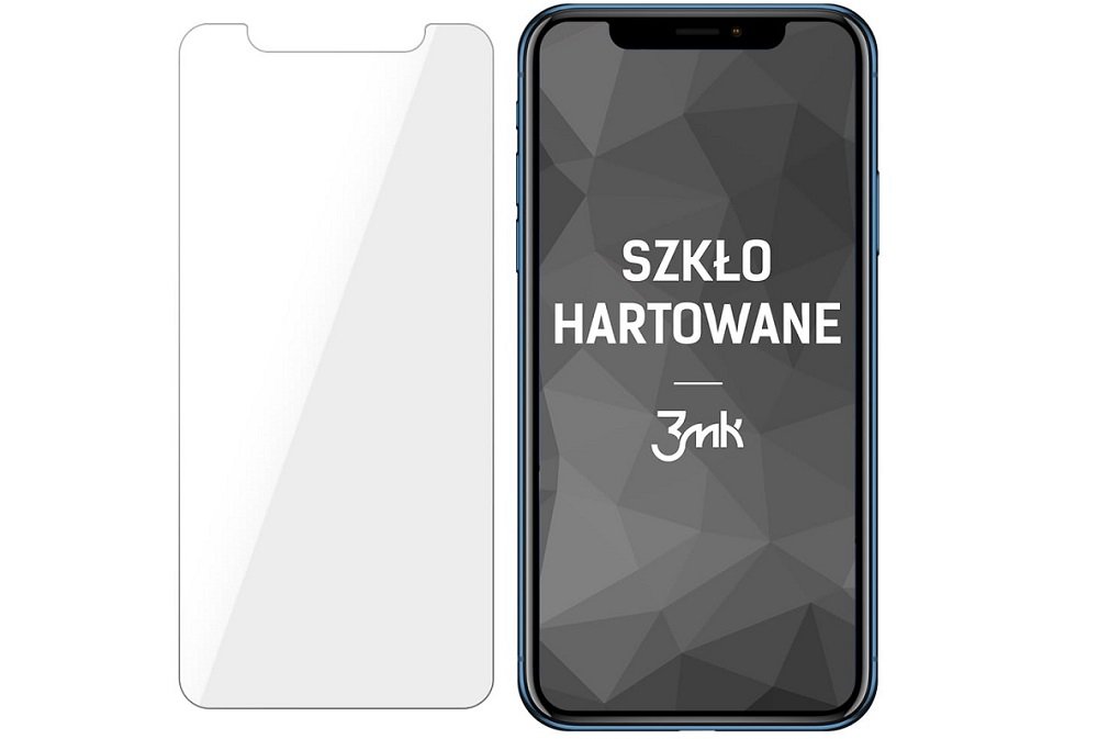 Szkło hartowane 3MK HardGlass do Apple iPhone X/Xs ochrona szybka bezpieczeństwo smartfon telefon