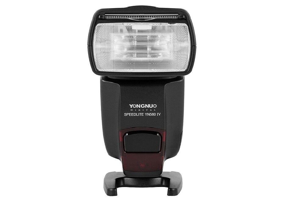 LAMPA BŁYSKOWA YONGNUO YN560 IV V2018 duża moc wyposażona w wygodną stopkę podświetlany wyświetlacz LCD intuicyjne menu