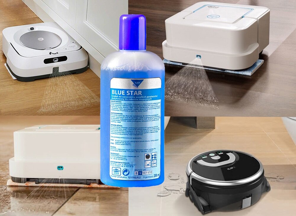 Środek czyszczący do robotów i odkurzaczy Blue Star 200ml uniwersalny środek, do zadań specjalnych
