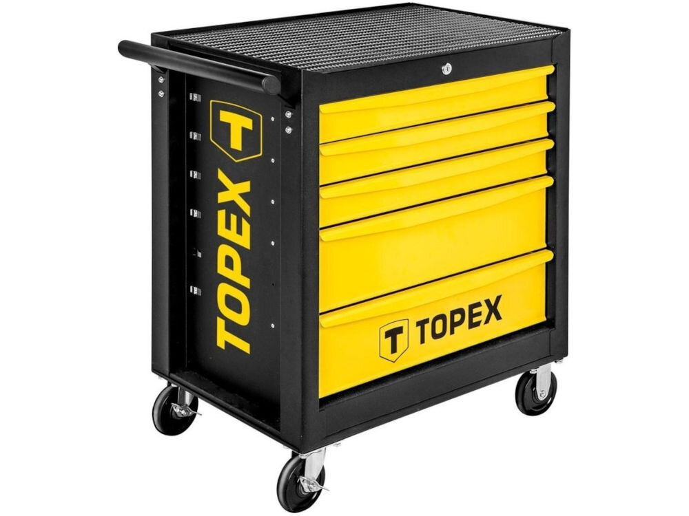 Szafka narzędziowa Topex 79R501 blat gumowy koła skrętne uchwyt 280 kg