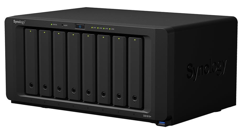 Serwer plików SYNOLOGY DS1819+ - certyfikowane rozwiązania  