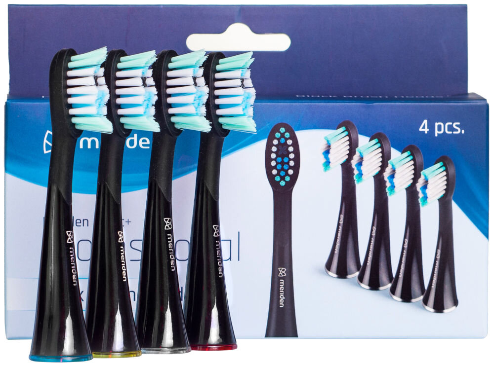 Końcówka szczoteczki MERIDEN Professional (4 szt.) średnie włosie wymiana