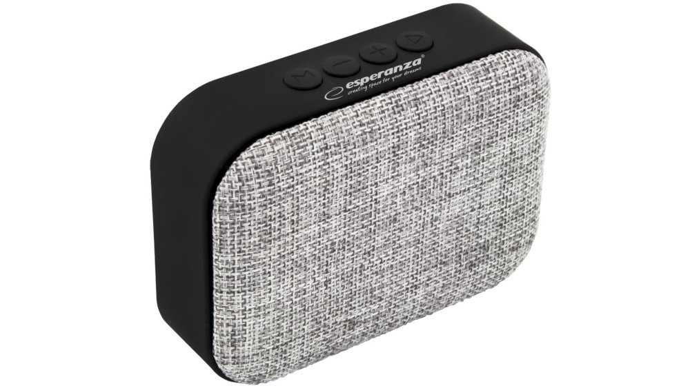 Głośnik Mobilny ESPERANZA Samba Szary - Bluetooth