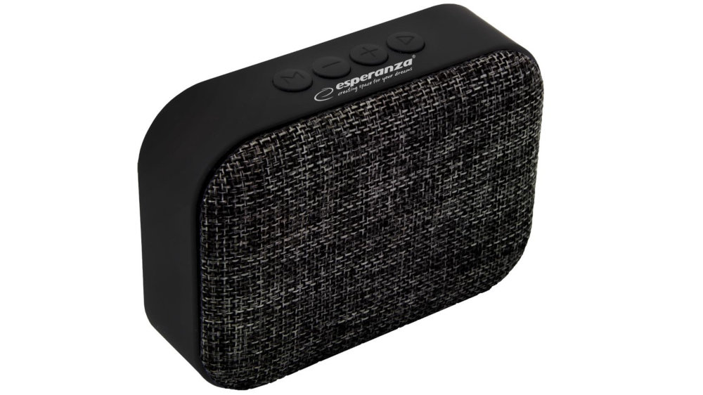 Głośnik Mobilny ESPERANZA Samba Czarny - Bluetooth