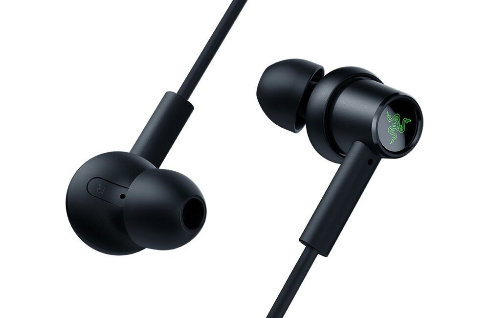 Słuchawki dokanałowe RAZER Hammerhead USB-C ANC Czarny kabel przewód długość