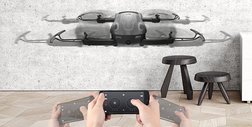 Dron SYMA Z1  lot bateria zasięg diody akrobacje nadajnik 