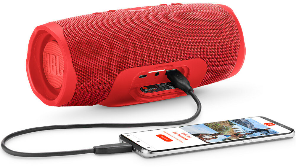 Głośnik mobilny JBL Charge 4  - ładowanie