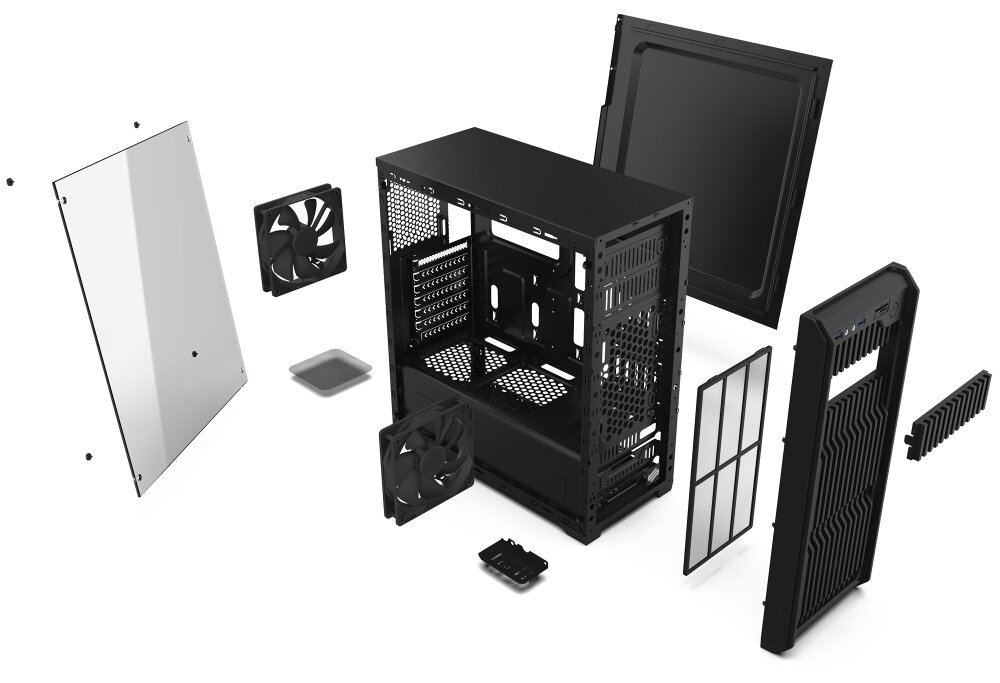 Obudowa SILENTIUM PC REGNUM RG2 TG opis