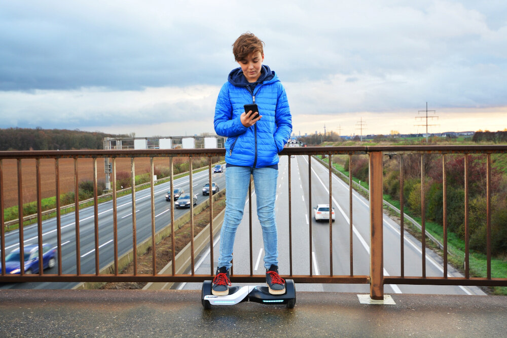 Deskorolka elektryczna hoverboard BLAUPUNKT EHB506 Zielono-czarny jakosc trwalosc