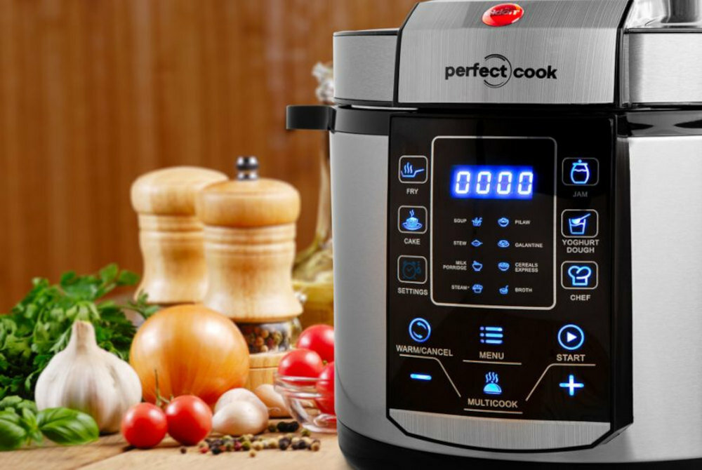Szybkowar ELDOM SW500 Perfect Cook funkcja odgrzewanie 14 programow mozliwosc recznego wybierania ustawien temperatura