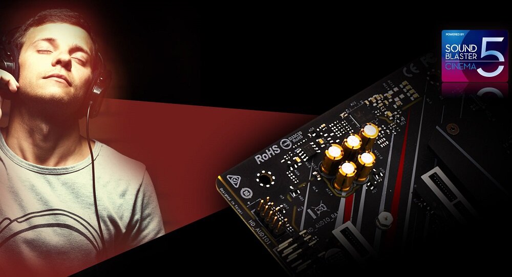 Płyta główna ASROCK X399 Phantom Gaming 6  - najwyzsza jakosc dzwieku