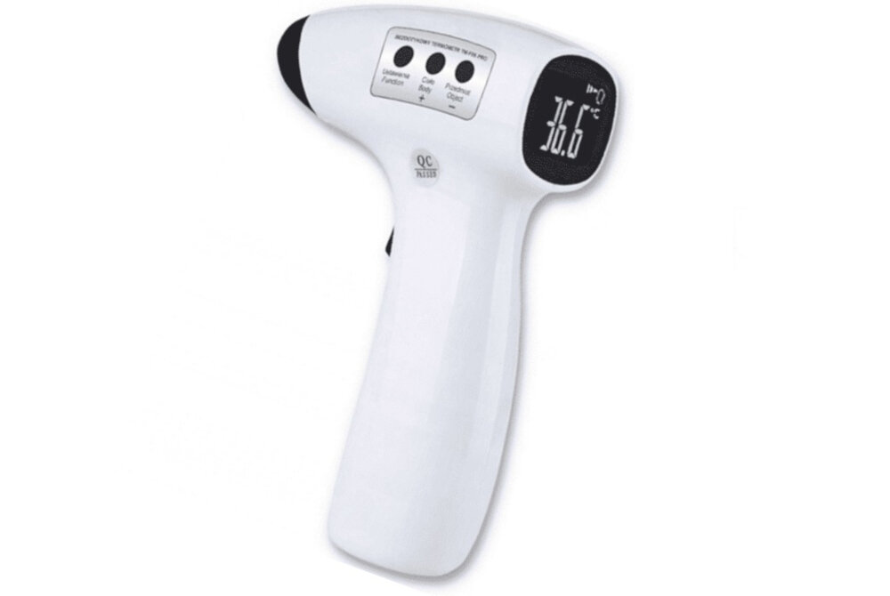 Termometr TECH-MED TMF-05 PRO ekran dzwiek duzy czytelny wyswietlacz sygnal dzwiekowy