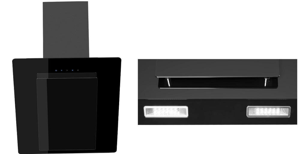 VDB GEO 60 okap regulacvja prędkość skokowa gotowanie pochłanianie opary zapachy wysuwany