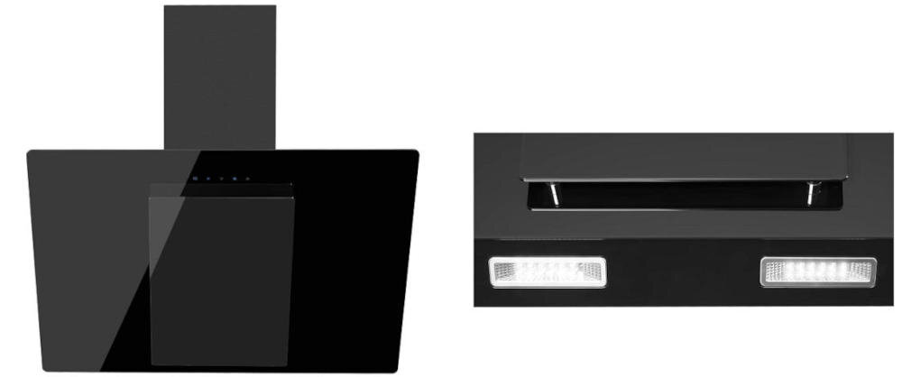 VDB GEO 90 okap regulacvja prędkość skokowa gotowanie pochłanianie opary zapachy wysuwany