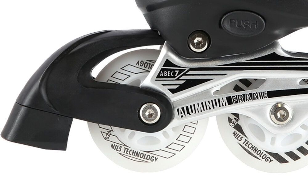 Łyżworolki NILS EXTREME NH10905 NA11010 (rozmiar 39-42) tylny hamulec nozny bezpieczne uzytkownaie