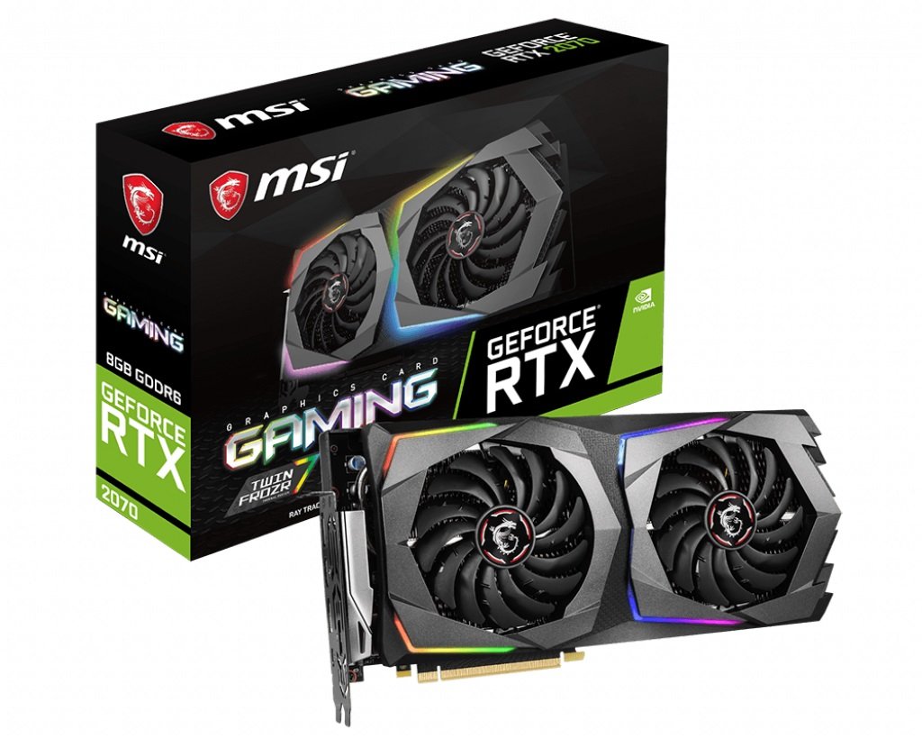 Karta graficzna MSI GeForce RTX 2070 Gaming 8GB - NVIDIA Turing