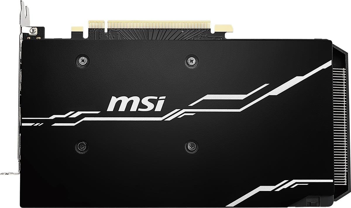Karta graficzna MSI GeForce RTX 2070 Ventus 8G - TYLNA STRONA KARTY