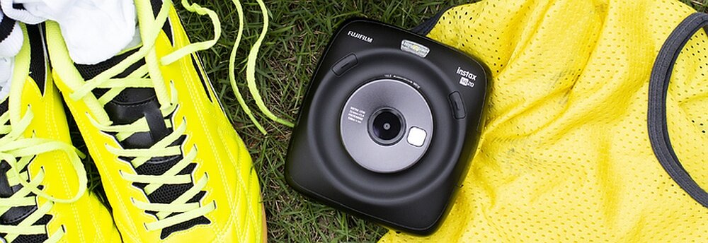Aparat FUJI Instax Square SQ 20 selfie lusterko zdjęcia obsługa