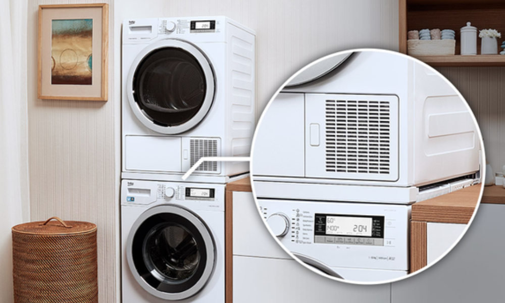 Suszarka BEKO MDH8634RX - Łącznik pralki z suszarką