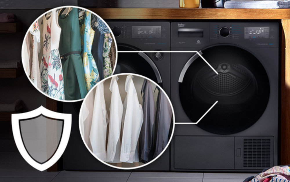 Suszarka BEKO MDS8412RX - Delikatne tkaniny pod ochroną