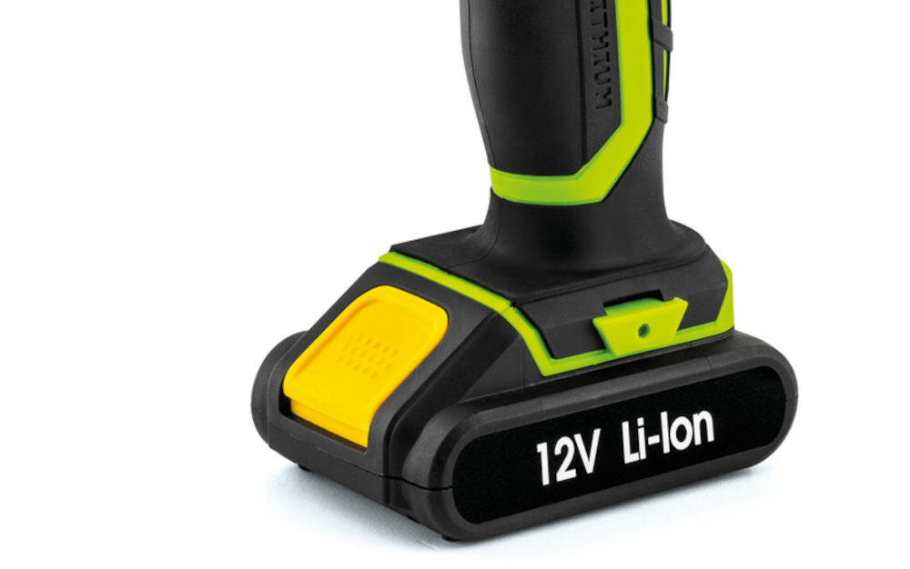 FIELDMANN-FDV-10201-A wiertarka akumulator lekka wyważona ergonomiczna rękojeść wygodna praca komfortowe trzymanie 