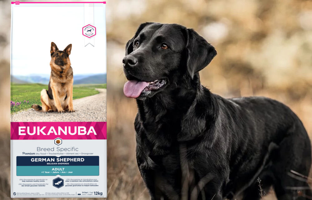 Корм для собак EUKANUBA для специфічної породи, німецька вівчарка, курка, 12 кг, аналіз дозування, склад