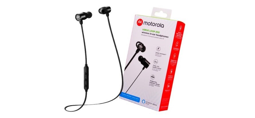 Słuchawki dokanałowe MOTOROLA Verveloop 200 Czarny widok opakowanie