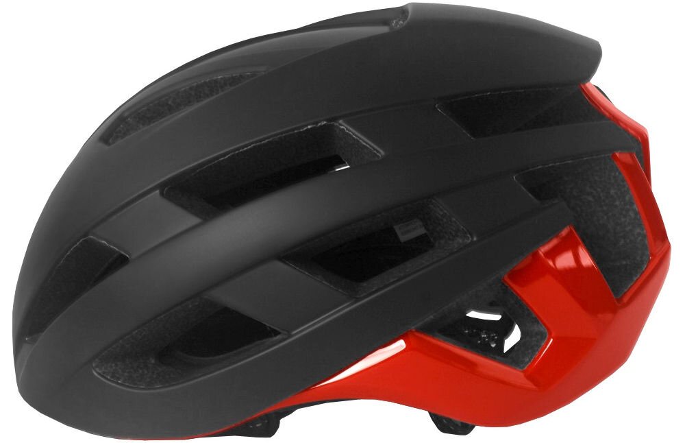 Kask rowerowy VÖGEL VKA-923R Czarno-czerwony szosowy (rozmiar S/M) regulacja rozmiar
