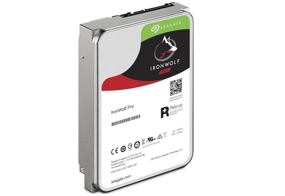 Dysk Seagate IronWolf Pro 14TB HDD - wydajność 14TB pamięci transfer danych 250 MB/s funckjonalna platforma sprzętowa