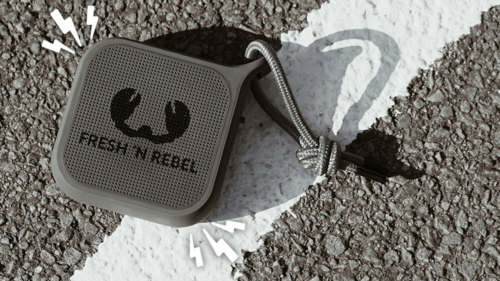 Głośnik mobilny FRESH N REBEL Rockbox Pebble - Odporność na wstrząsy