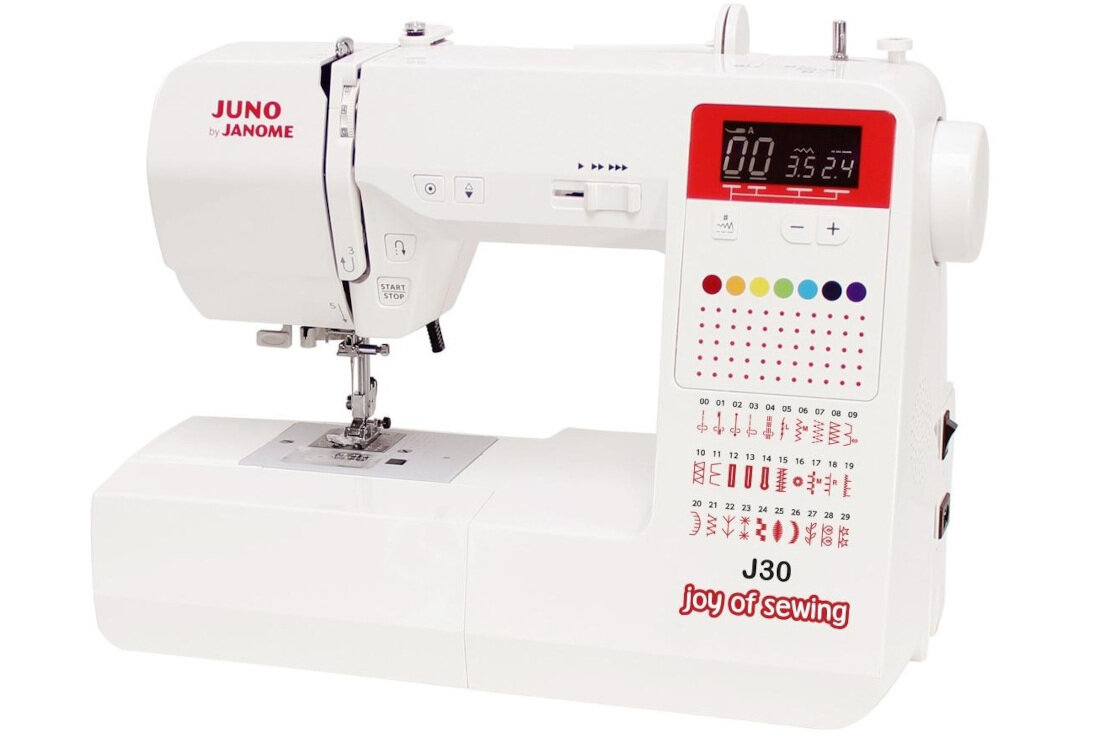 Maszyna do szycia JANOME J30 uzytkowanie wytrzymala maszyna komputerowa wysoka wytrzymalosc latwa praca uzytkowanie