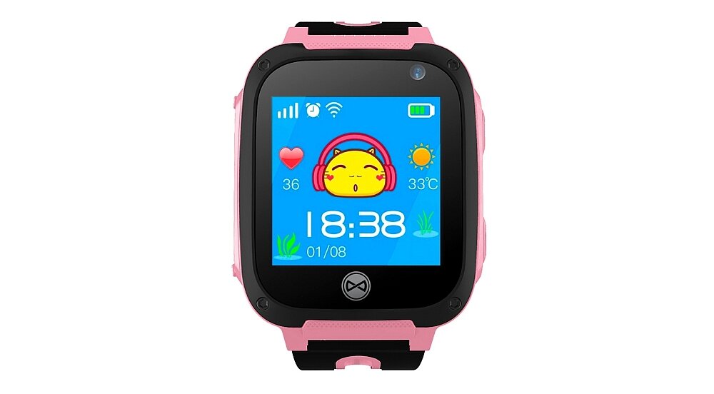 Smartwatch FOREVER Call Me KW-50 ekran wyświetlacz rozdzielczość przekątna