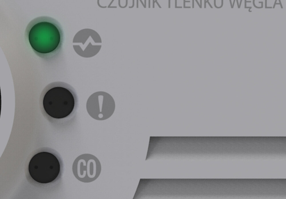 Czujnik tlenku węgla czadu FIREANGEL 7C0 Zaawansowana technologia wykonywania pomiaro niezawodny sensor elektrochemiczny sygnalizacja optyczna dioda glosny alarm dzwiekowy o sile 85 dB