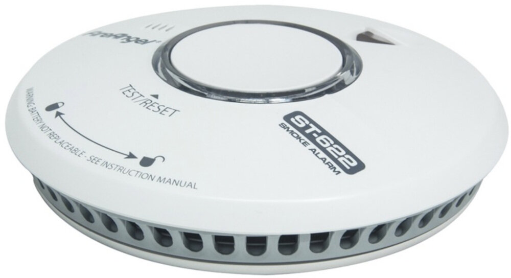 Czujnik dymu FIREANGEL ST-622-PLT innowacyjna technologia THERMOPTEK dwukrotnie szybsza reakcja