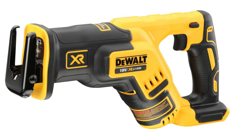 Zestaw elektronarzędzi DEWALT DCK854P4 do cięcia drewna elementów z tworzyw sztucznych płyt kartonowo-gipsowych struktur metalowych w drewnie do 300 mm w stali do 100 mm w tworzywach sztucznych do 160 mm