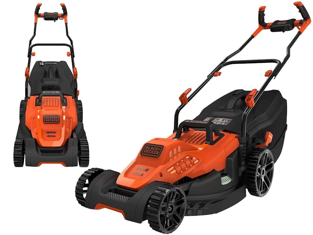 Kosiarka elektryczna BLACK&DECKER BEMW481BH-QS 1800W w zestawie instrukcja obsługi w języku polskim karta gwarancyjna