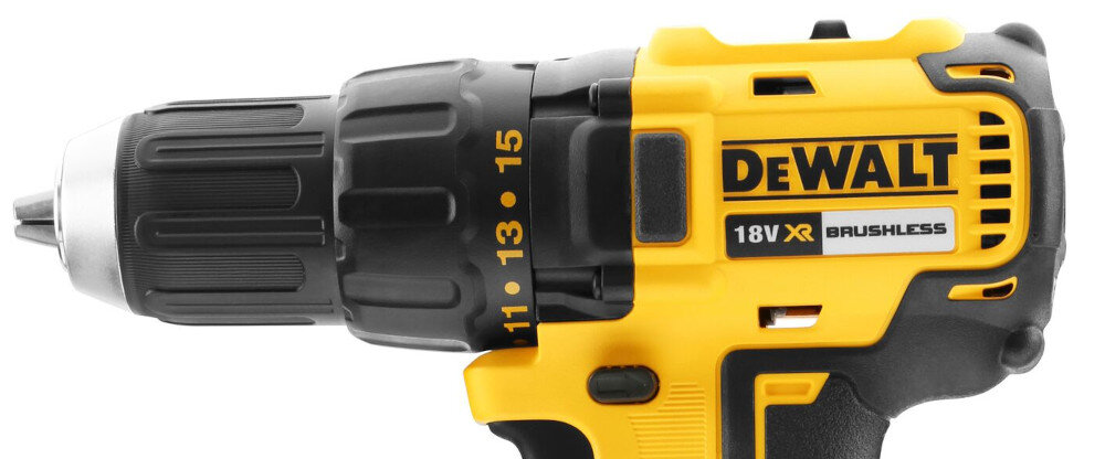 Zestaw Combo DEWALT DCK2060S3T wiertarko-wkrętarka DCD778 nowoczesny wydajny silnik bezszczotkowy 15-pozycyjna regulacja momentu obrotowego