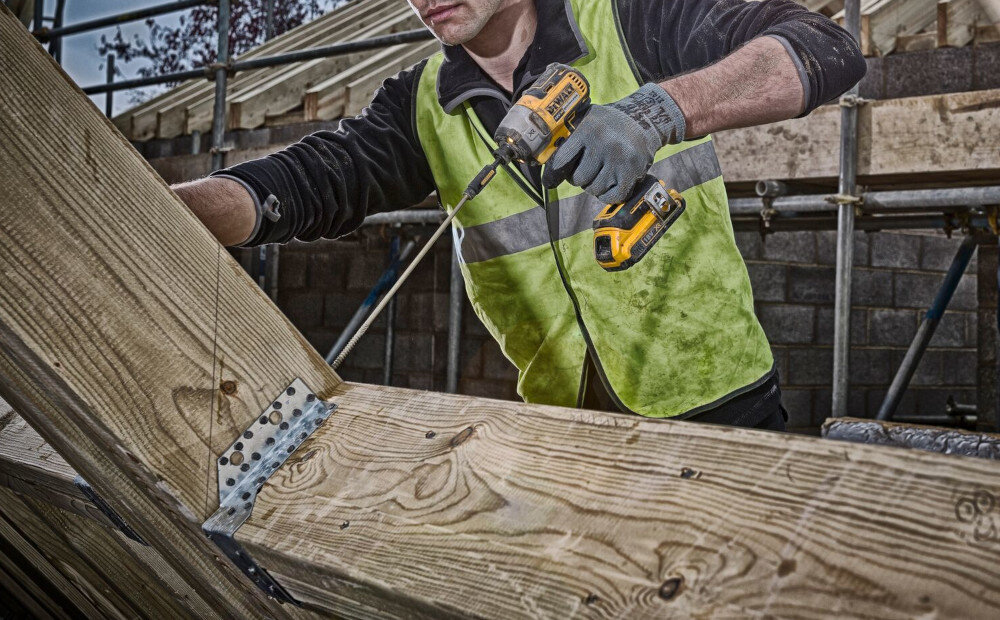 Zestaw Combo DEWALT DCK266P2T zakrętarka udarowa DCF887 silnik bezszczotkowy o zwiększonej żywotności mocn zwarta konstrukcja do trudno dostępnych miejsc