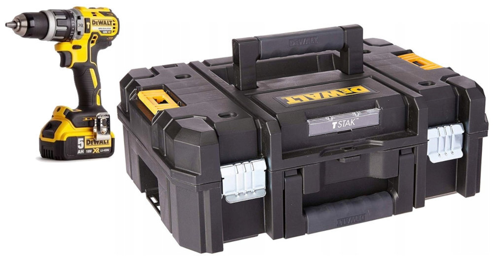 Zestaw Combo DEWALT DCK422P3 duze otwory w drewnie murze i stali