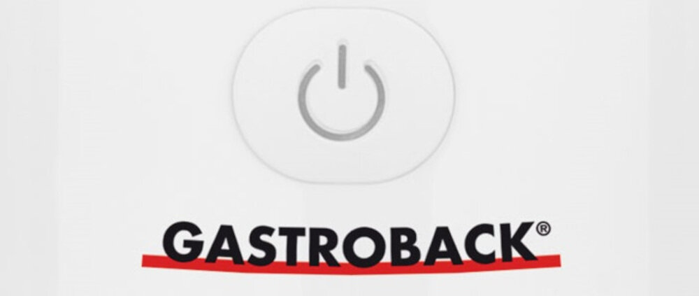Spieniacz GASTROBACK 42325 Biały Bezpieczna obsługa Automatyczne wyłączanie podświetlany przełącznik „miękki dotyk” komfort i bezpieczeństwo użytkowania