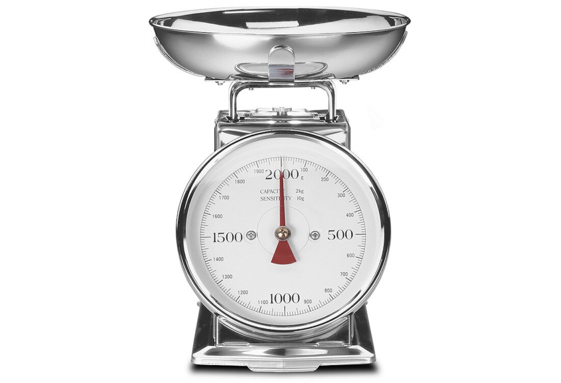 Waga GASTROBACK 30102 Praktyczna stalowa misa średnica Kompaktowe wymiary łatwo przechowywać solidna konstrukcja