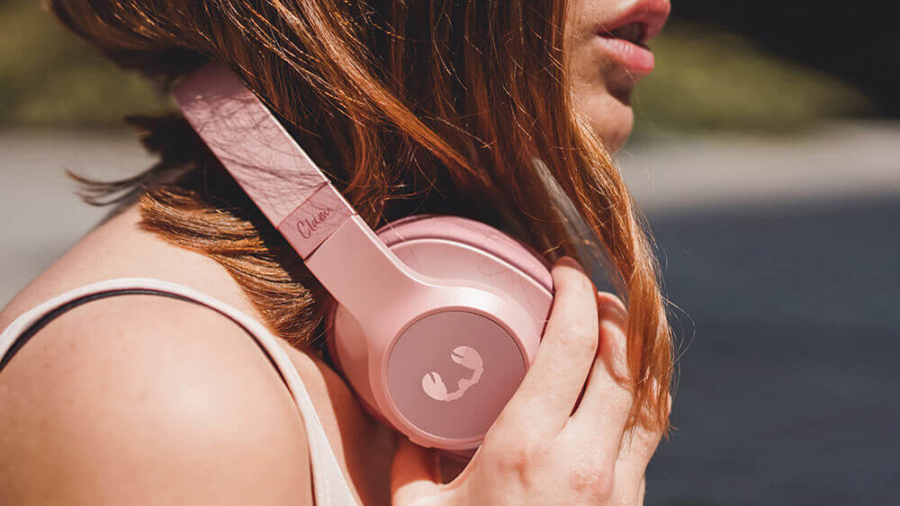 Słuchawki Nauszne FRESH N REBEL Clam Różowy - Bluetooth