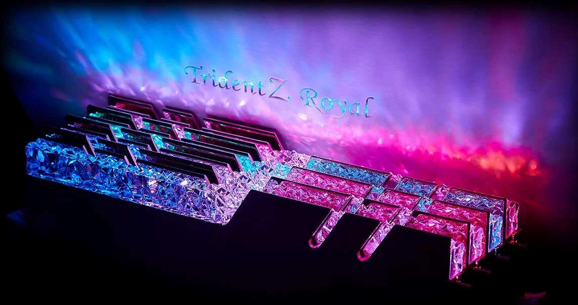 Pamięć RAM G.SKILL Trident Z Royal - Oświetlenie 
