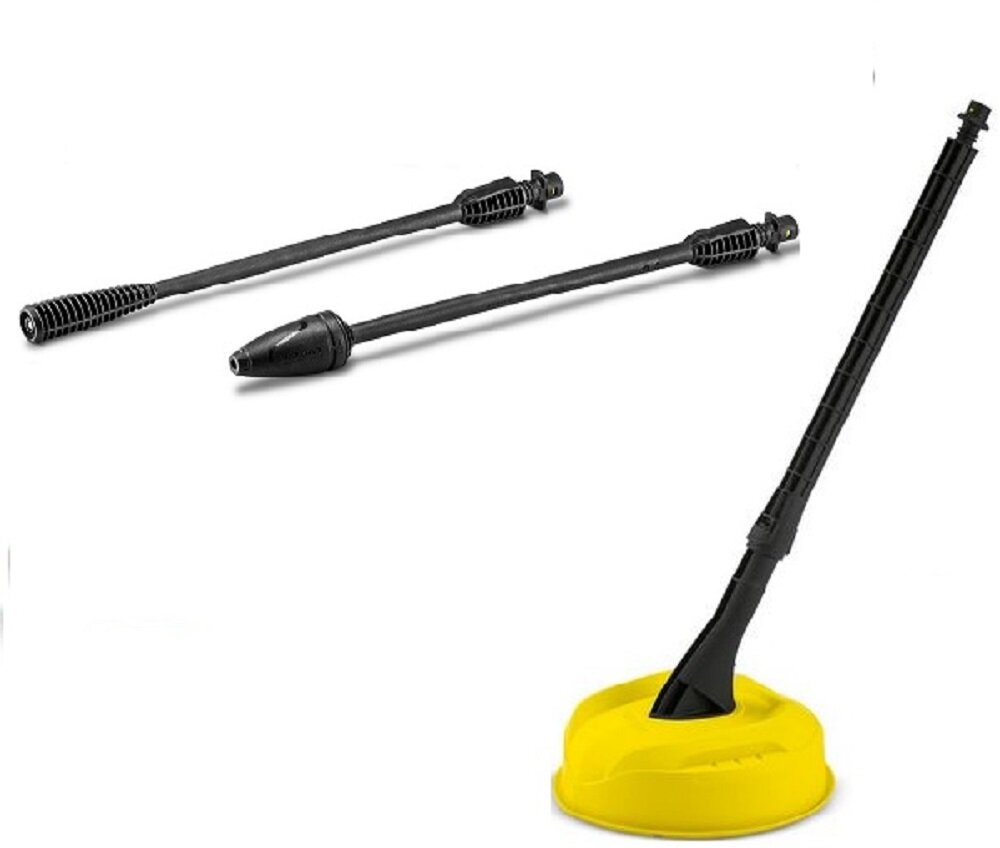 Myjka ciśnieniowa KARCHER K2 Compact Home wyposażona w przystawkę T-Racer T 150 lance jednostrumieniowa dysza rotacyjna