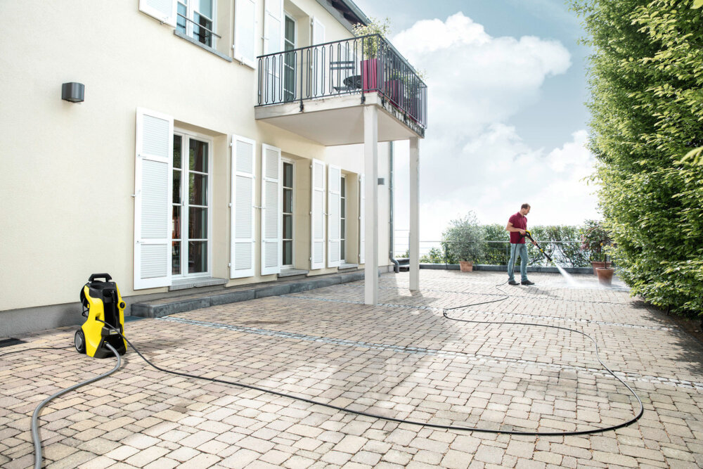 KARCHER-2.641-709.0 przedłużka wąż duży zasięg łatwość mosiężne przyłącze oplot