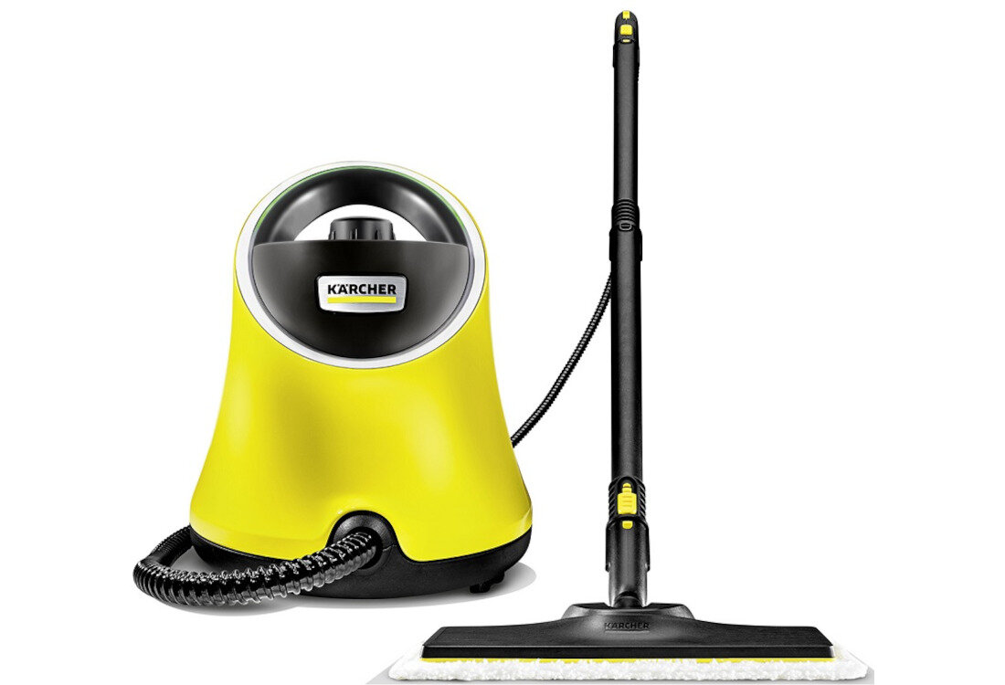 Parownica KARCHER SC 2 Deluxe EasyFix 1.513-243.0 Żółty do dużych powierzchni wydajność Brak konieczności stosowania detergentów przyjazność dla środowisk małe wydatkia