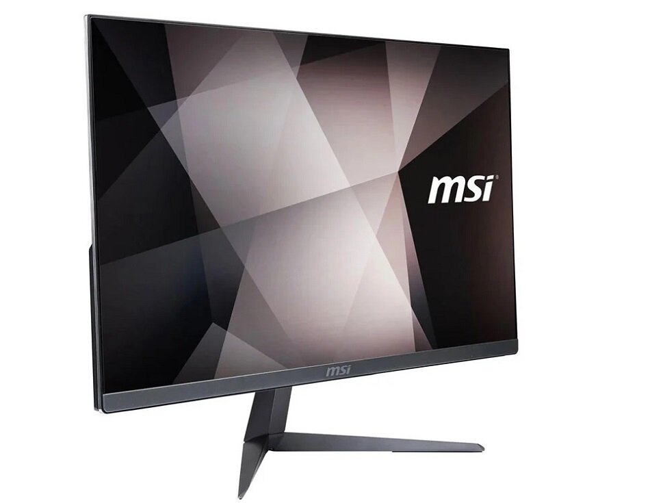 Komputer MSI Pro 24X 7M do biura wąskie ramki matryca IPS procesor i3-7100U dysk HDD 1000 GB 4 GB RAM szybkie działanie