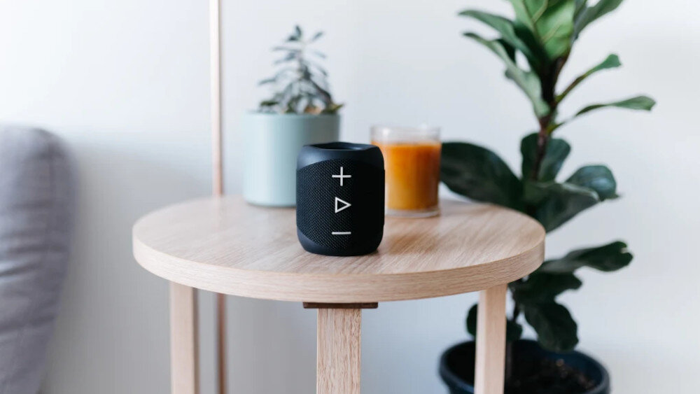 Głośnik mobilny SHARP GX-BT180  - mikrofon