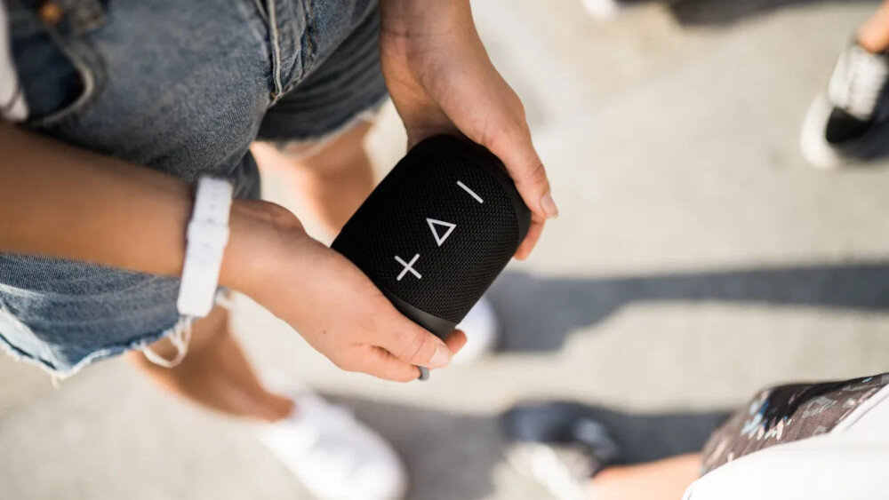 Głośnik mobilny SHARP GX-BT180  - wymiary