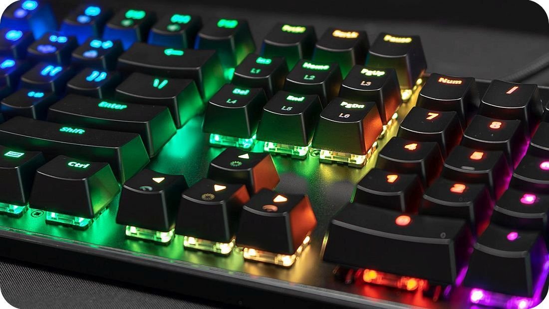 Klawiatura SPC GEAR GK540 Magna Kailh - Podświetlenie RGB